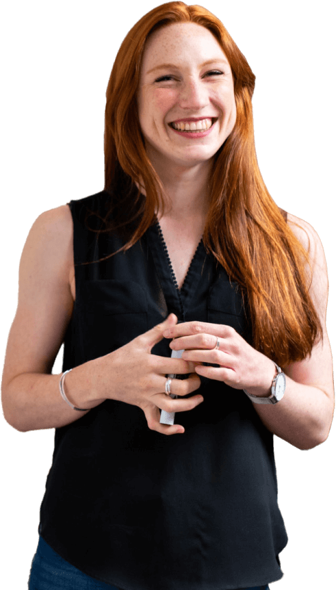 Base Contable Webinar Landing Template Hero Woman Img